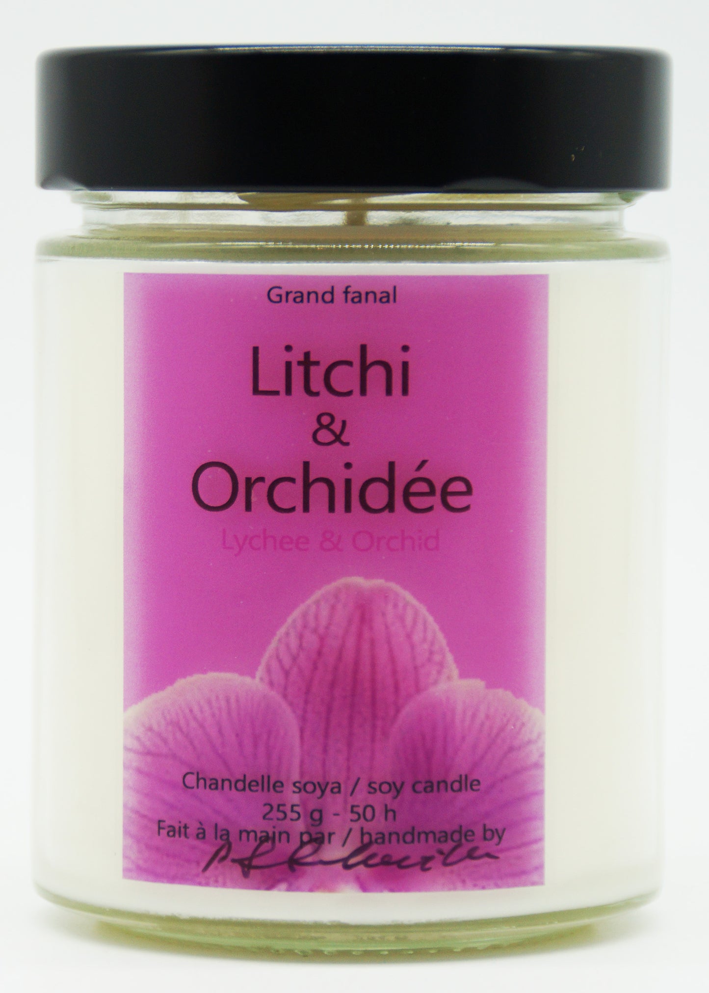 Litchi et orchidée